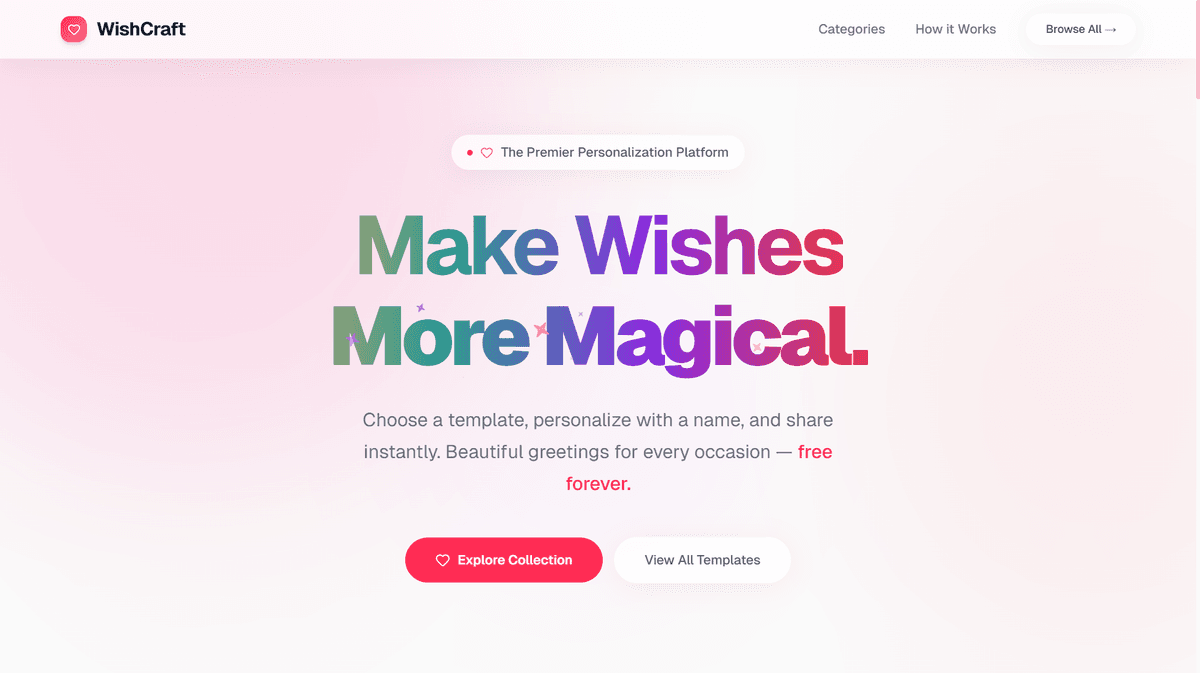 Wish Card — Digital Greetings